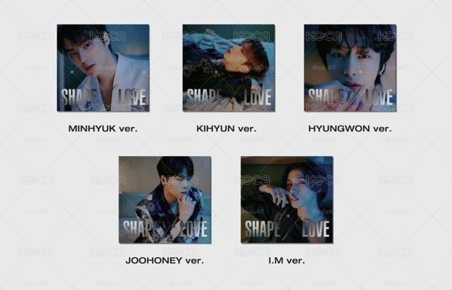 MONSTA X shape of love 單封 jewel. ver 空專