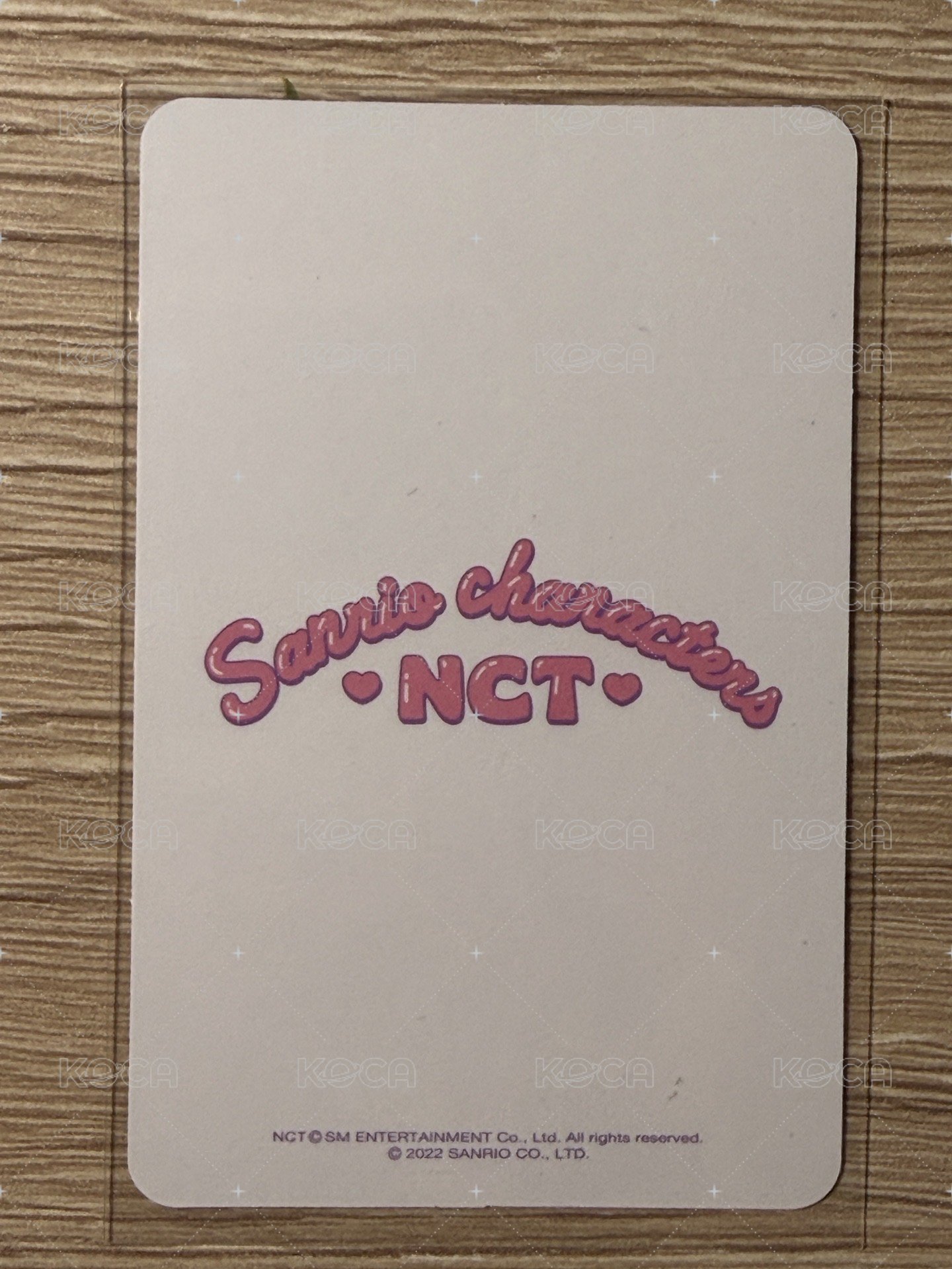三麗鷗 隨機卡  背面