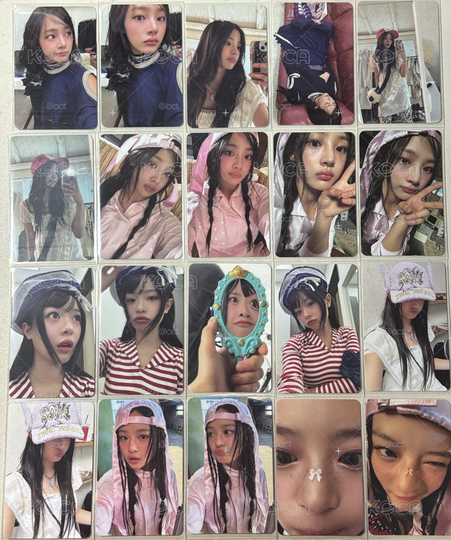 minji/hanni 25年曆set