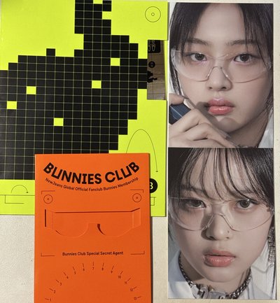 minji/hanni 手燈&會員禮小卡
