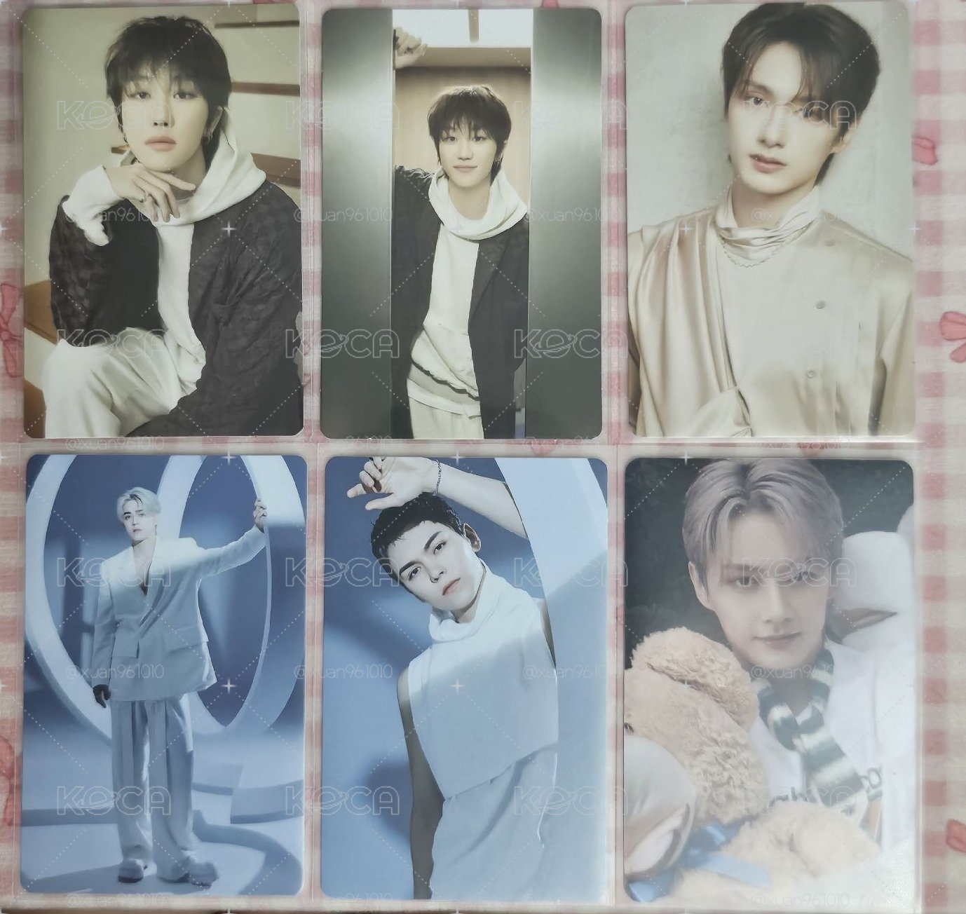 SEVENTEEN 崔勝哲 文俊輝 徐明浩 崔瀚率 隨機卡
