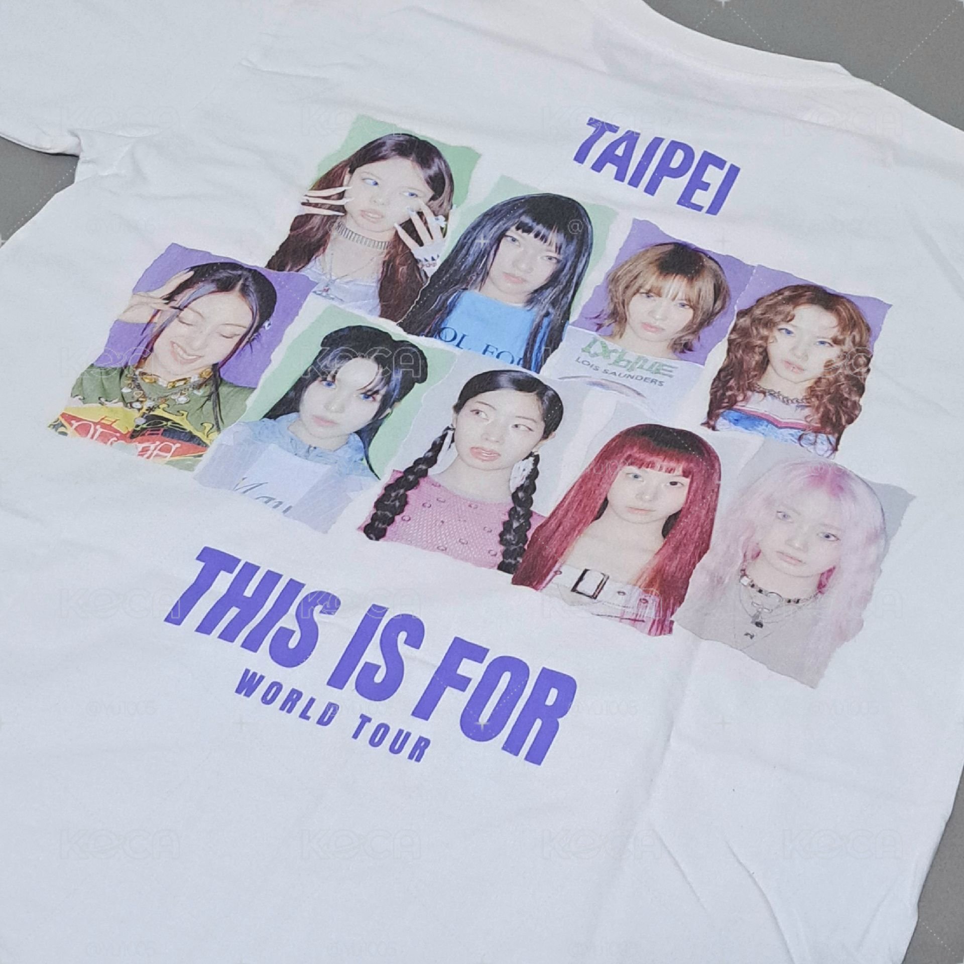 TWICE 台北場 限定城市白T L號