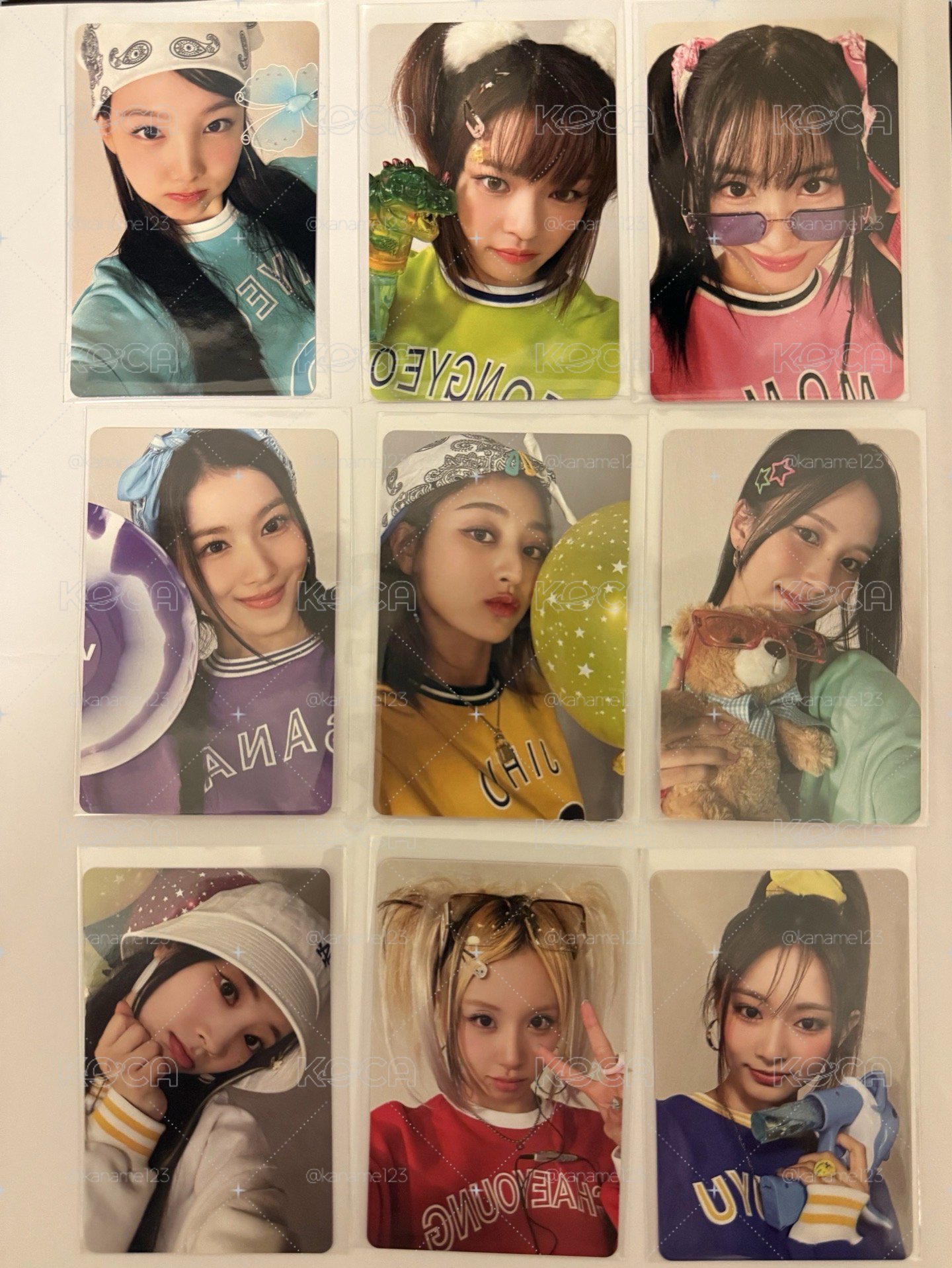 TWICE 4期會員禮小卡