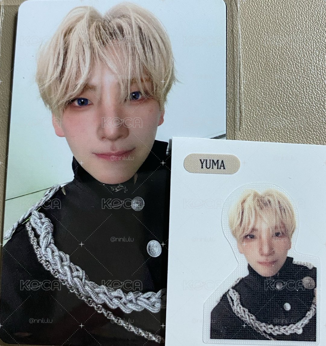 WOF wvs初回限定 預售特典 YUMA(含貼紙）