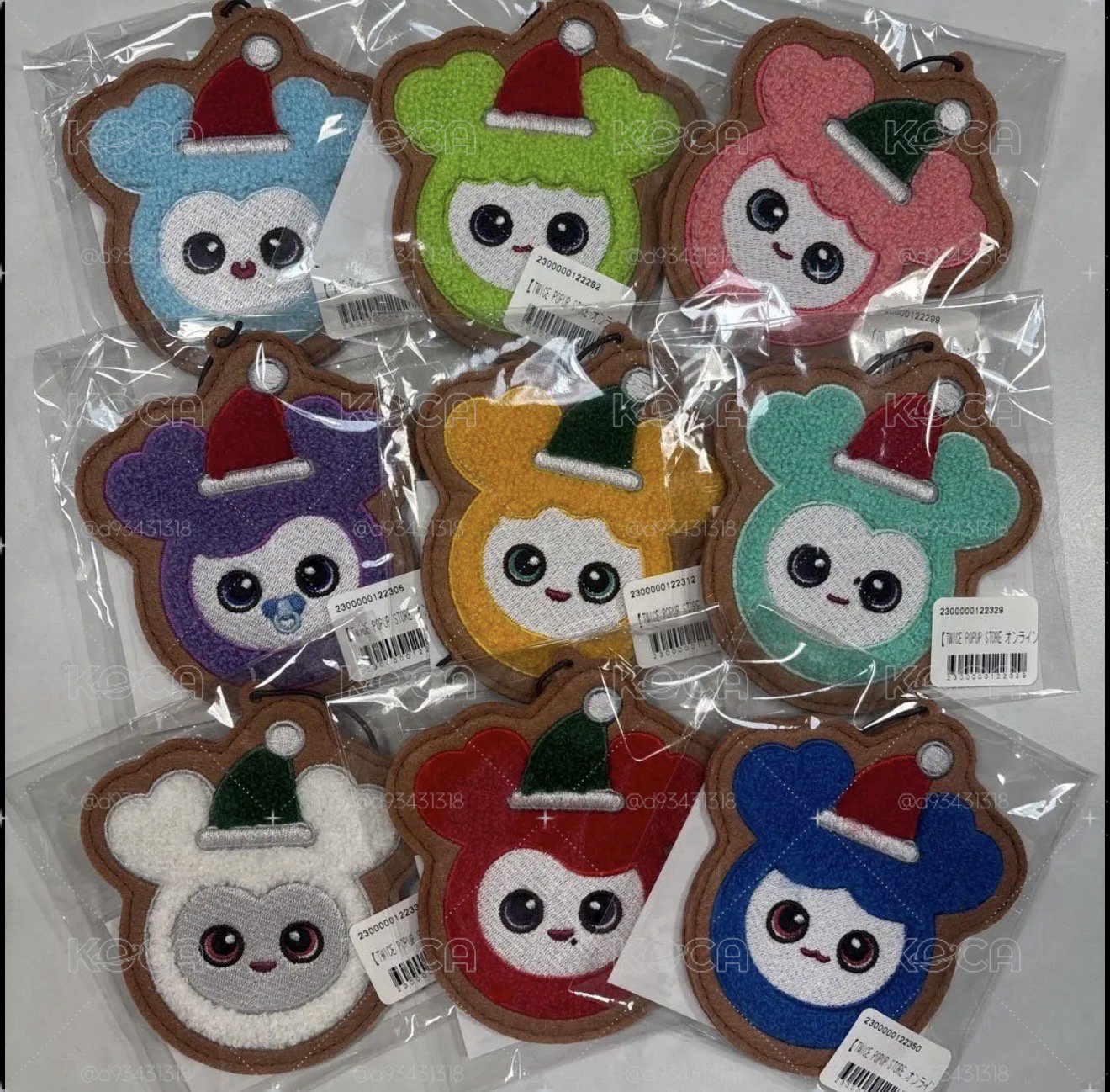 TWICE 線上抽獎 裝飾品 全套組