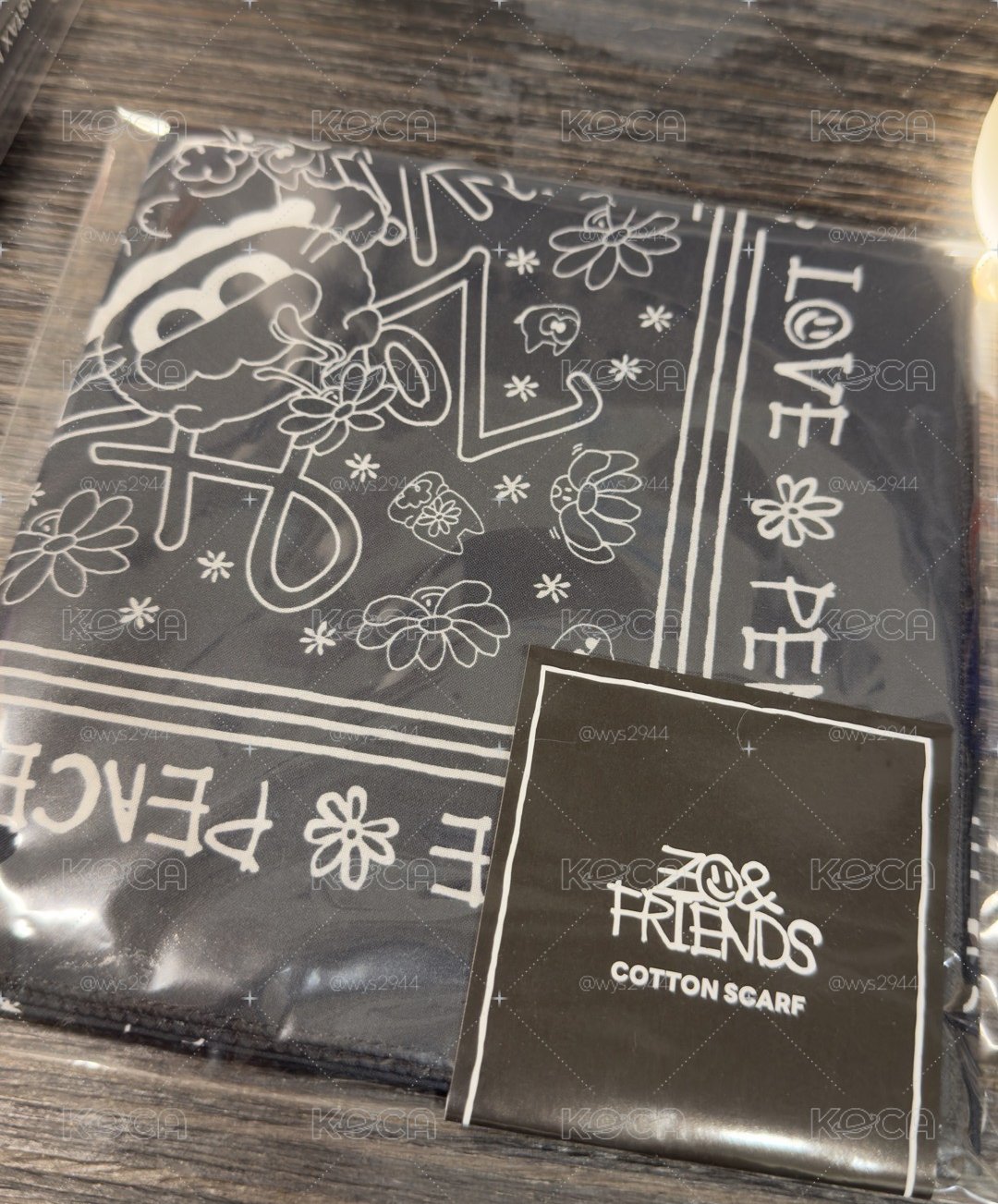 ZO&FRIENDS Zoa圍巾 全新 含原袋