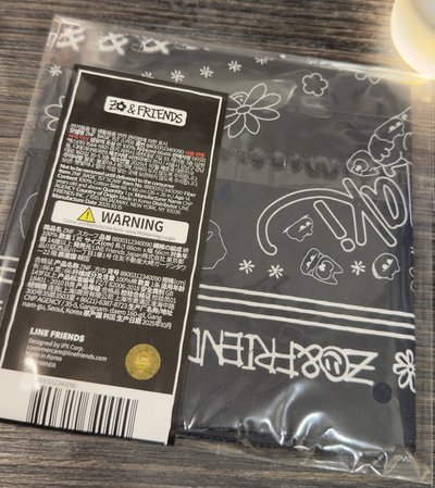 ZO&FRIENDS Zoa圍巾 全新 含原袋