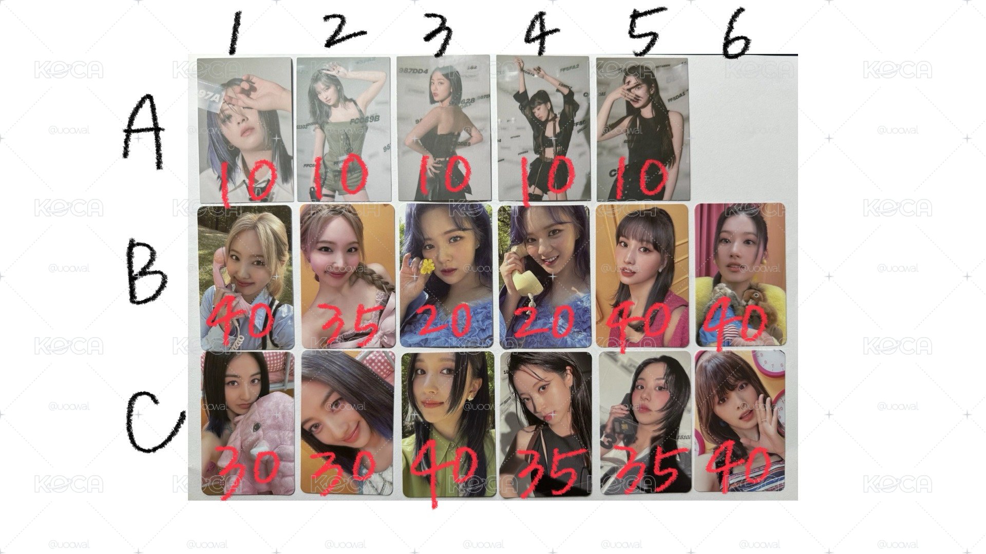 TWICE小卡出清②