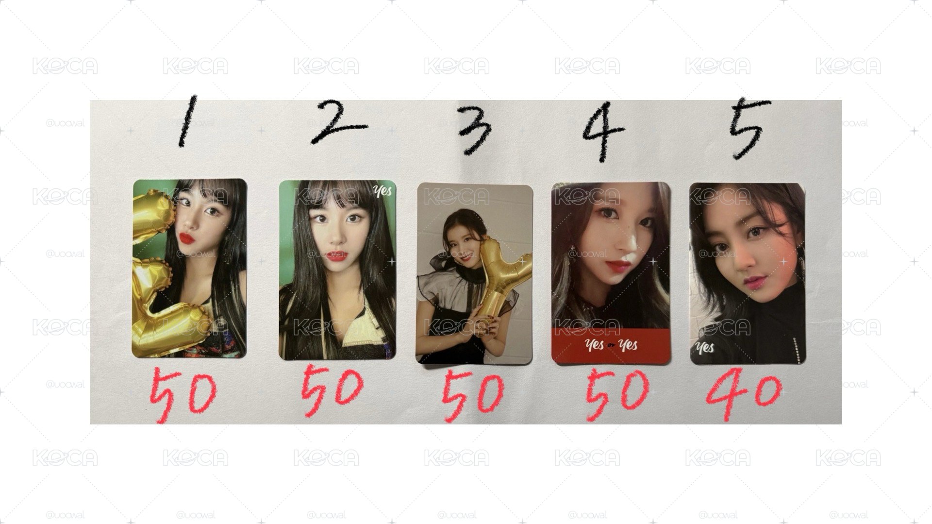 TWICE小卡出清④