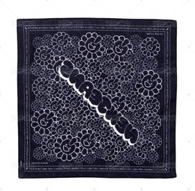 東蛋村上隆頭巾 NewJeans x MURAKAMI BUNNIES CAMP BANDANA 