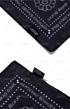 東蛋村上隆頭巾 NewJeans x MURAKAMI BUNNIES CAMP BANDANA 