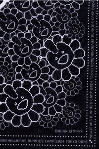 東蛋村上隆頭巾 NewJeans x MURAKAMI BUNNIES CAMP BANDANA 