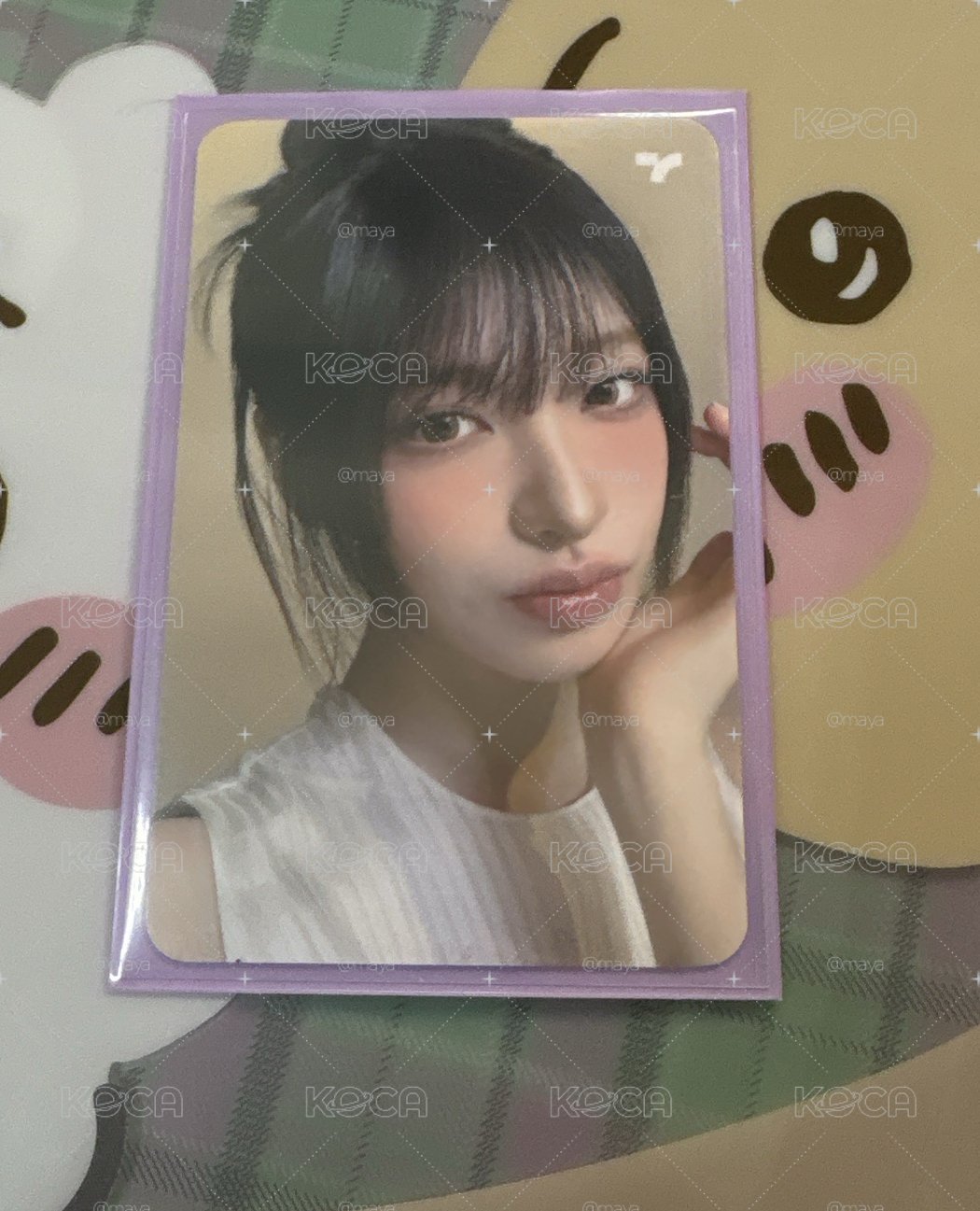 IVE Liz 化妝品代言卡 TonyMoly 代言栗