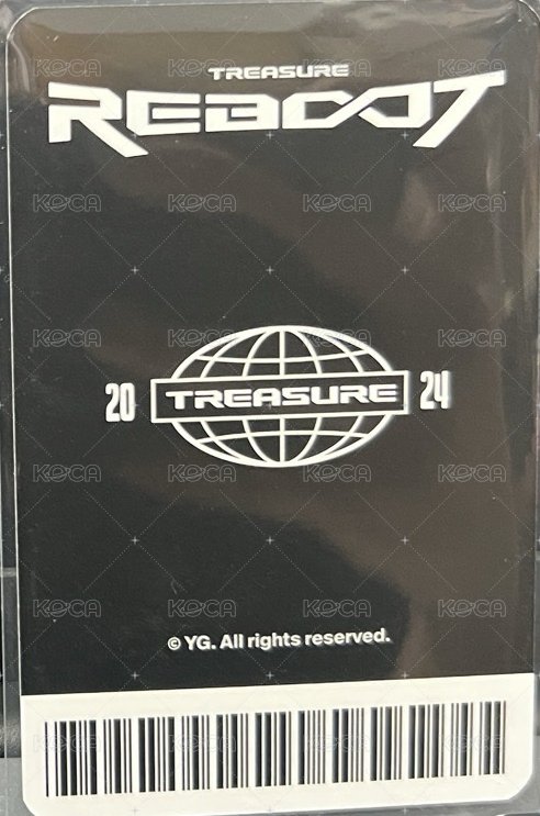 24REBOOT亞巡 wvs 線上MD滿額 特典卡  背面