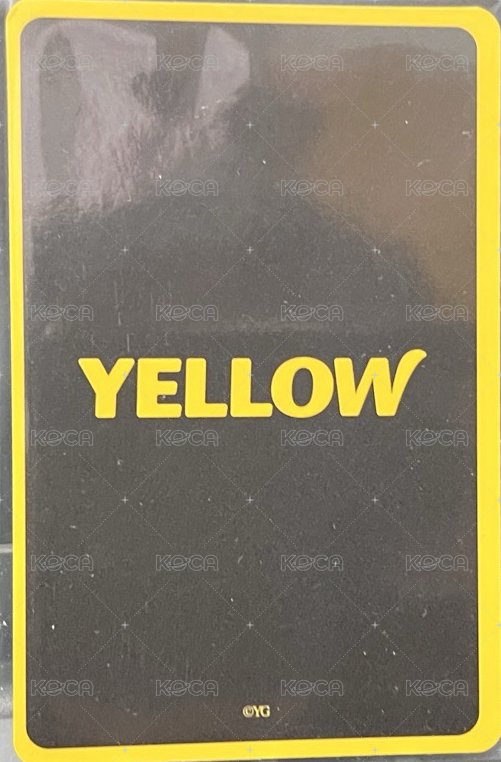 PLEASURE yg JP YELLOW線上MD 滿額卡  背面