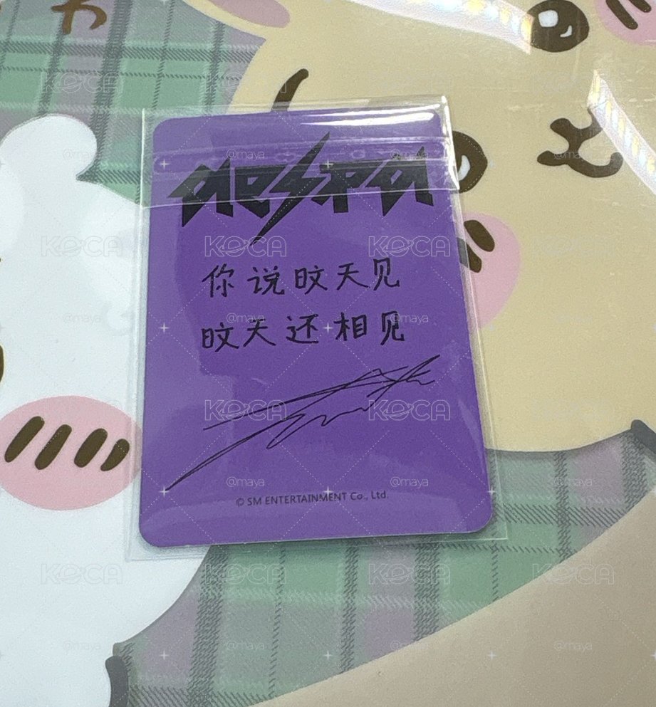 aespa Winter Mini 6 Rich Man 星河冬 中文卡背 特典冬
