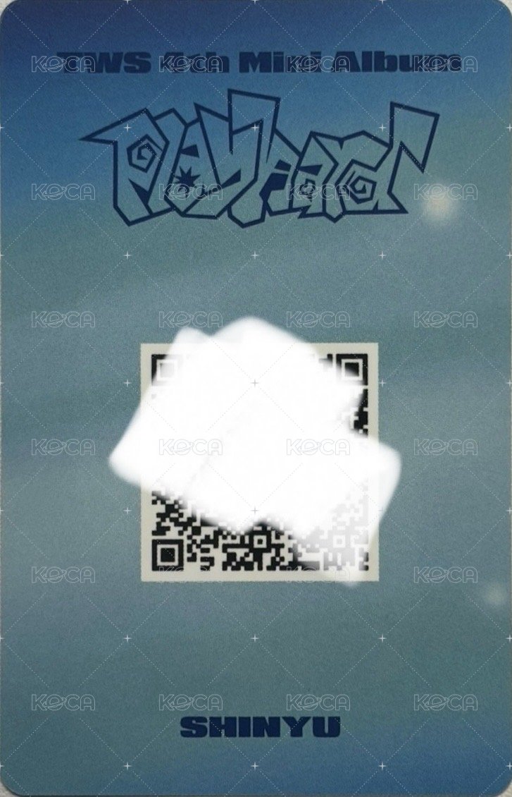 迷四 yzy 2.0 特典卡 語音卡 背面