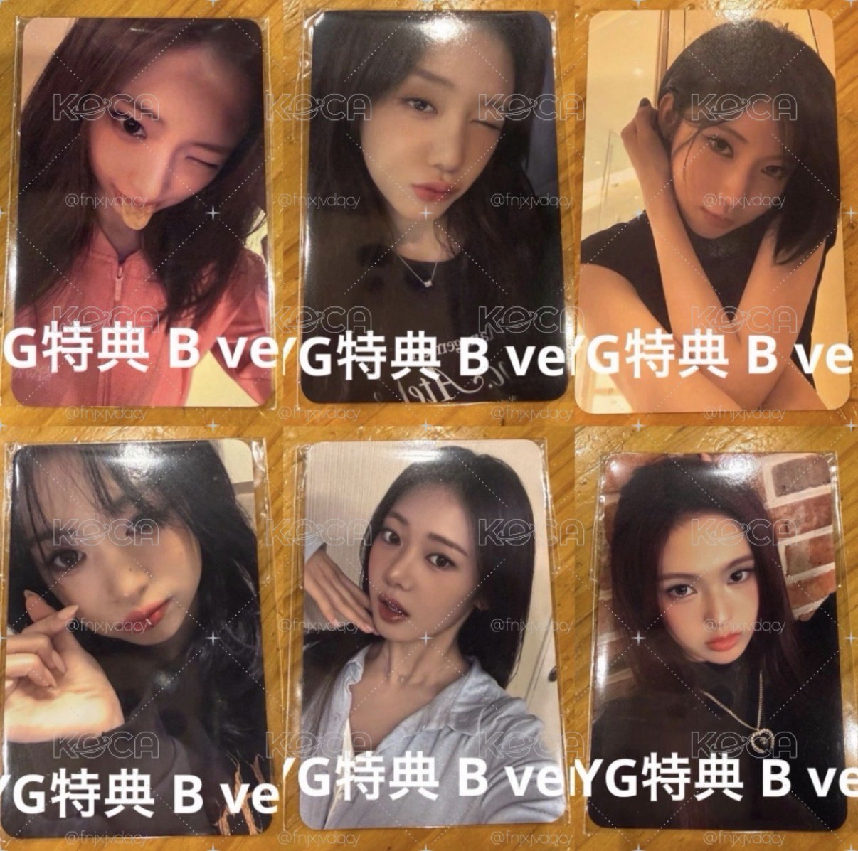yg預售B版特典卡
