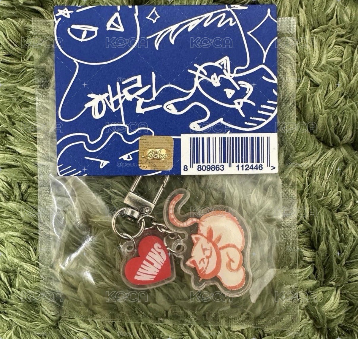 貓貓出道快閃手繪鑰匙圈