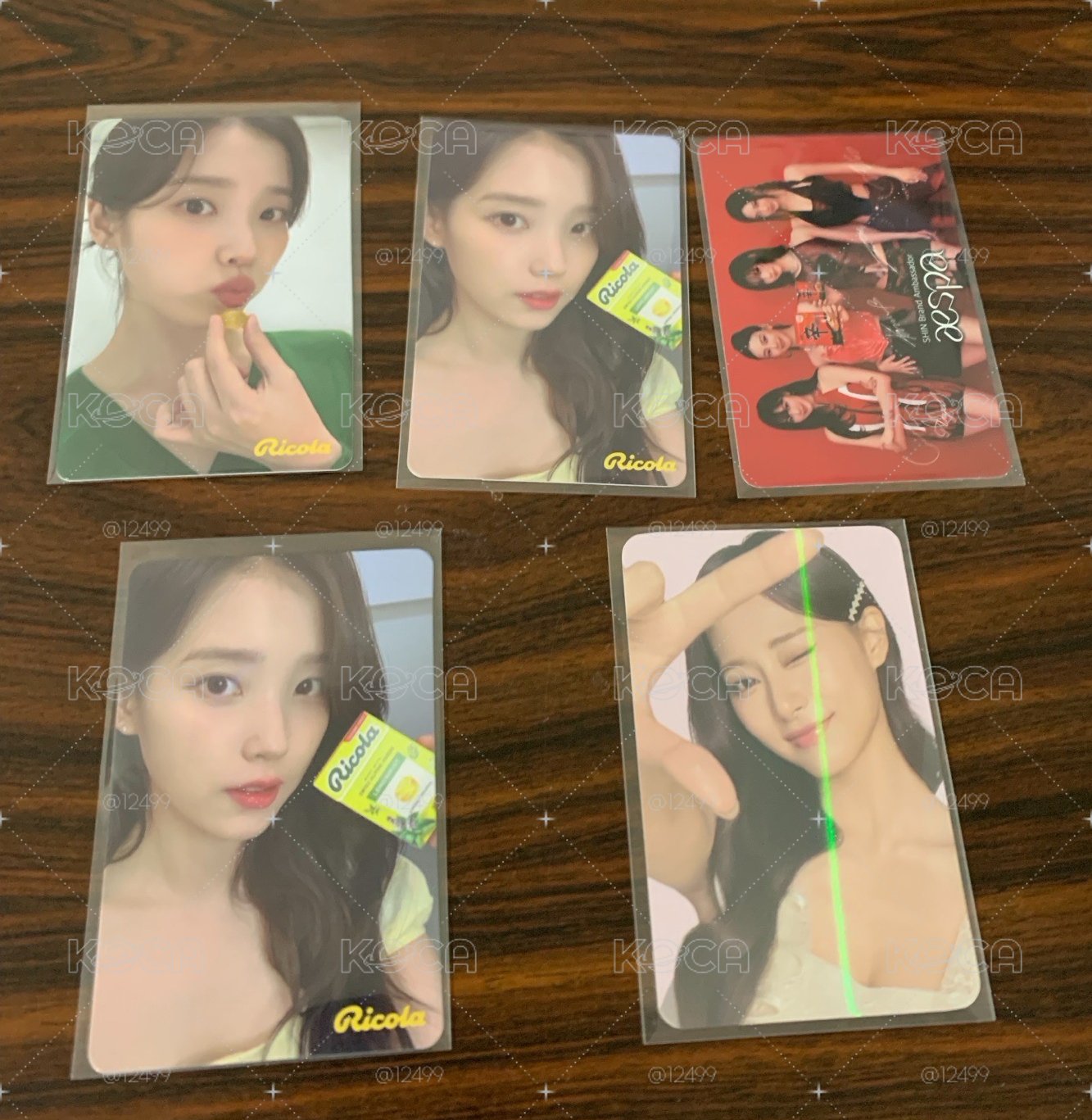 各種代言小卡