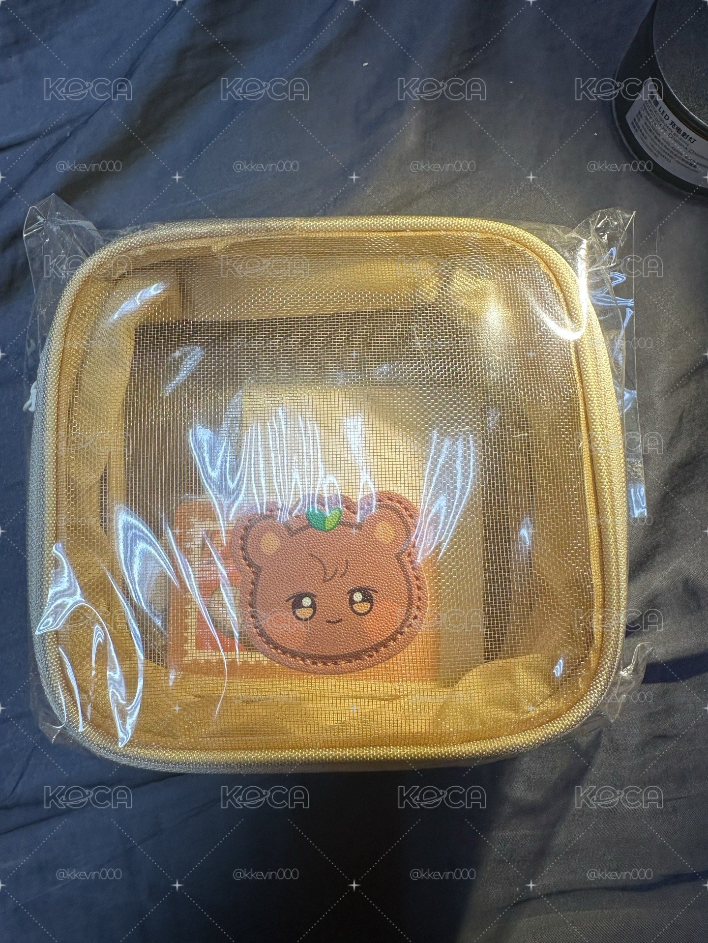 熊🐻台北限定網格包（含卡/全新未拆）