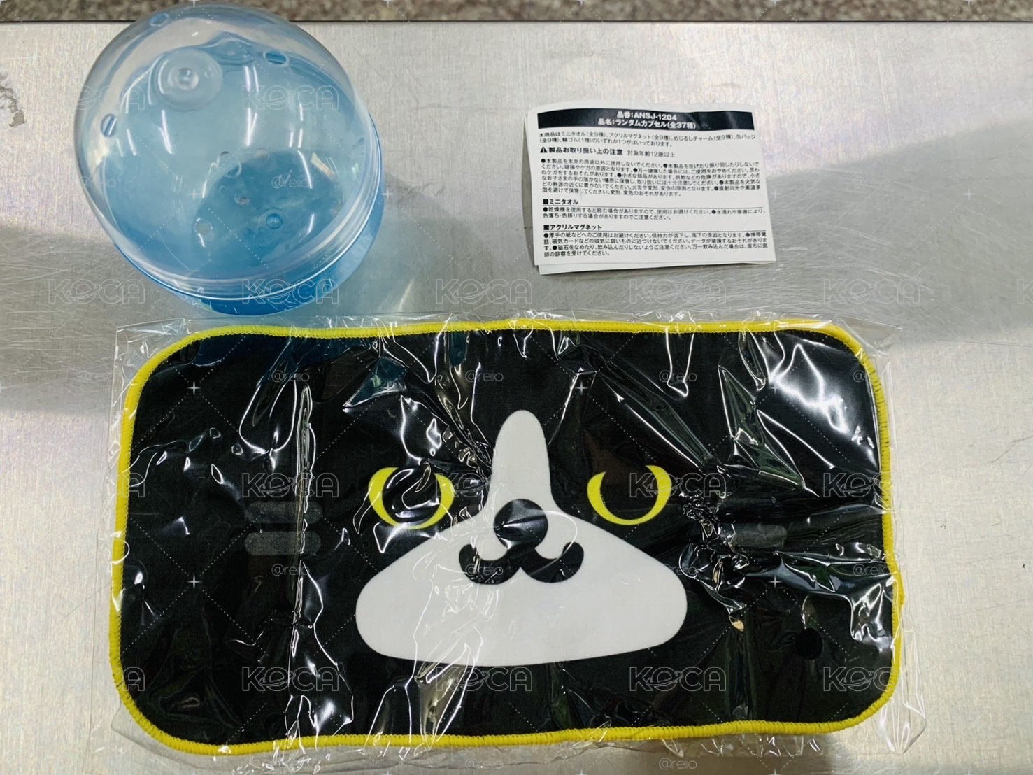 SJ 日本超市 扭蛋 藝聲小毛巾