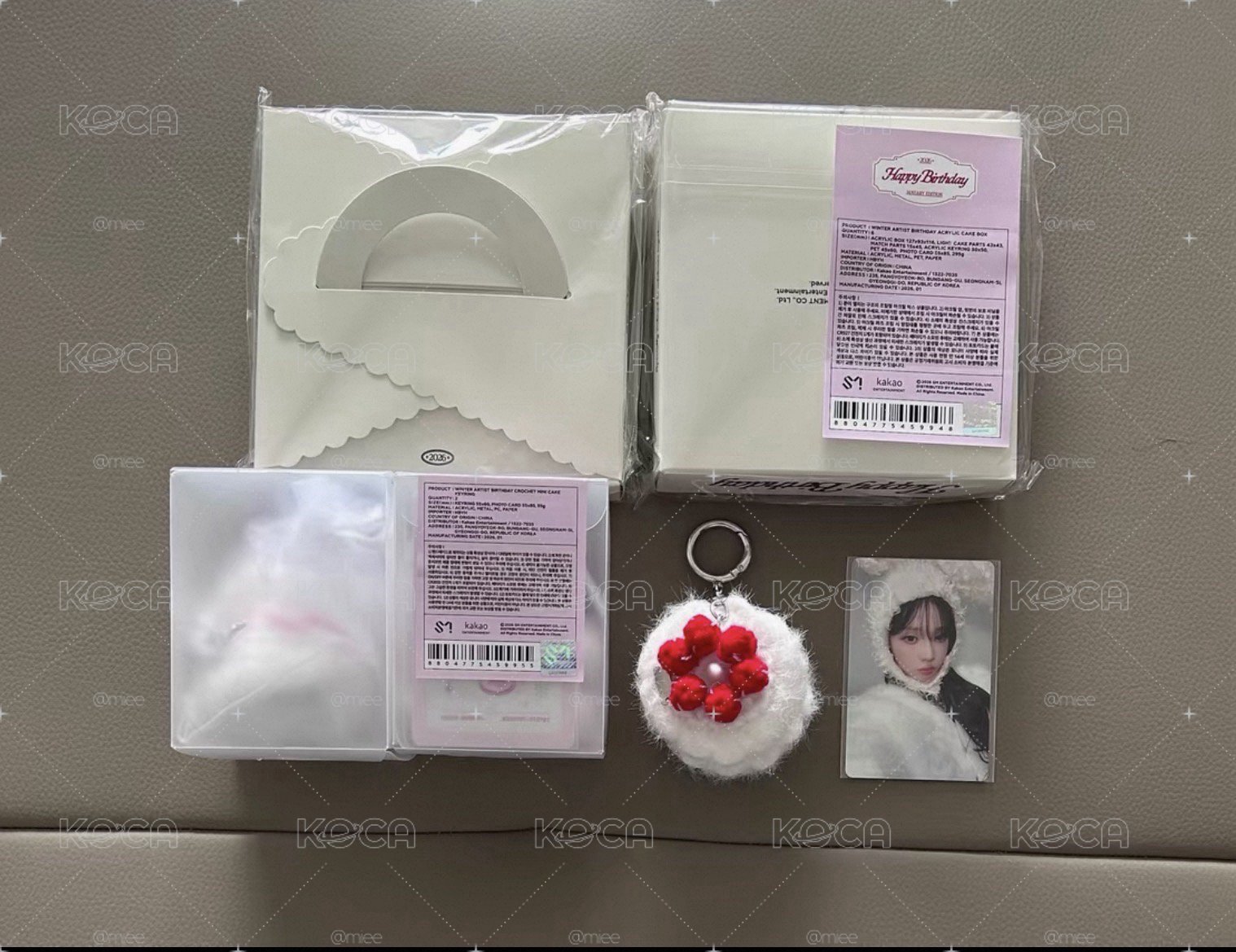 現貨 未拆冬天生日吊飾🐰