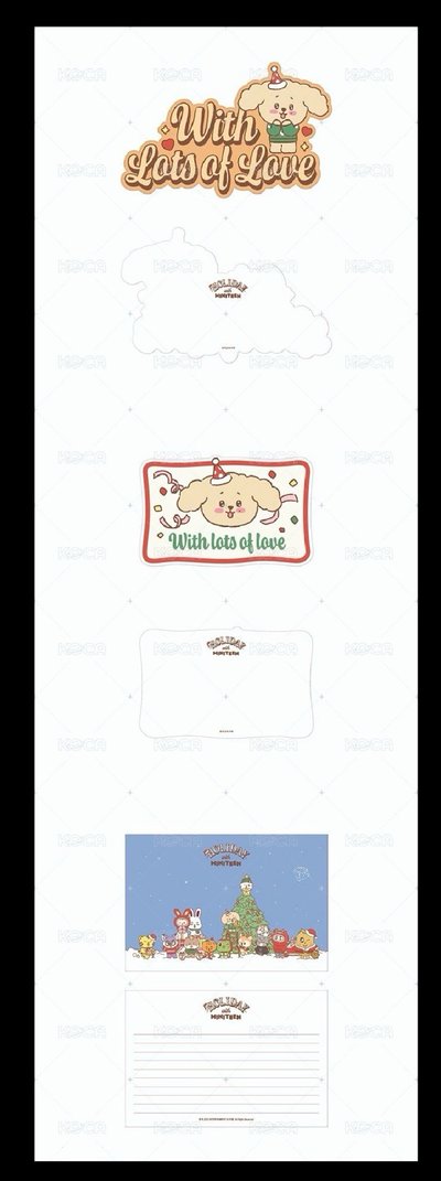 碩 聖誕MINITEEN 明信片組 