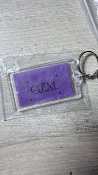 紫色G.E.M.鑰匙圈