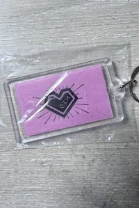 粉色新的心跳鑰匙圈