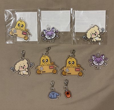 miniteen 壓克力鑰匙圈吊飾 圓奎碩