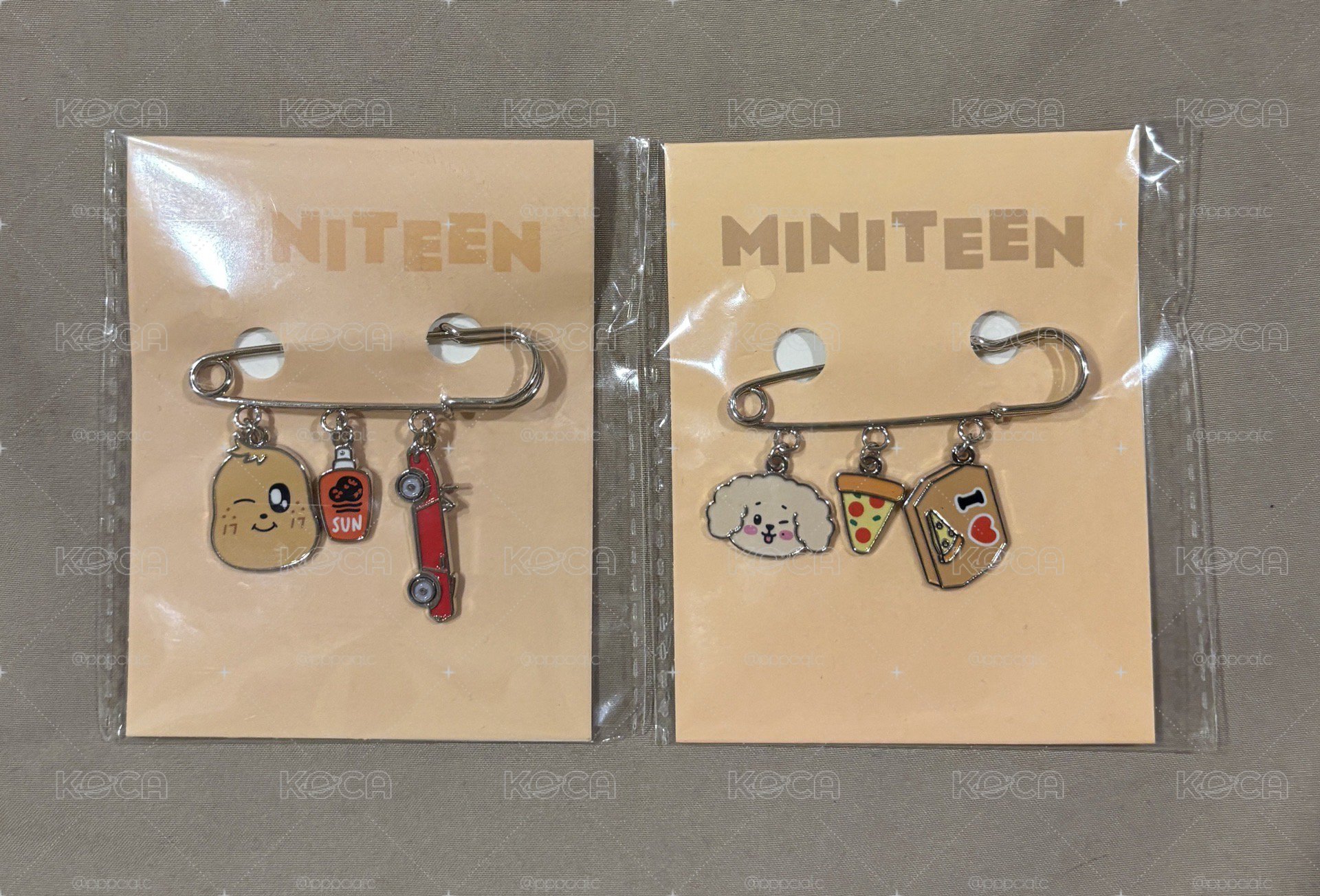 miniteen 中國限定金屬別針 奎碩