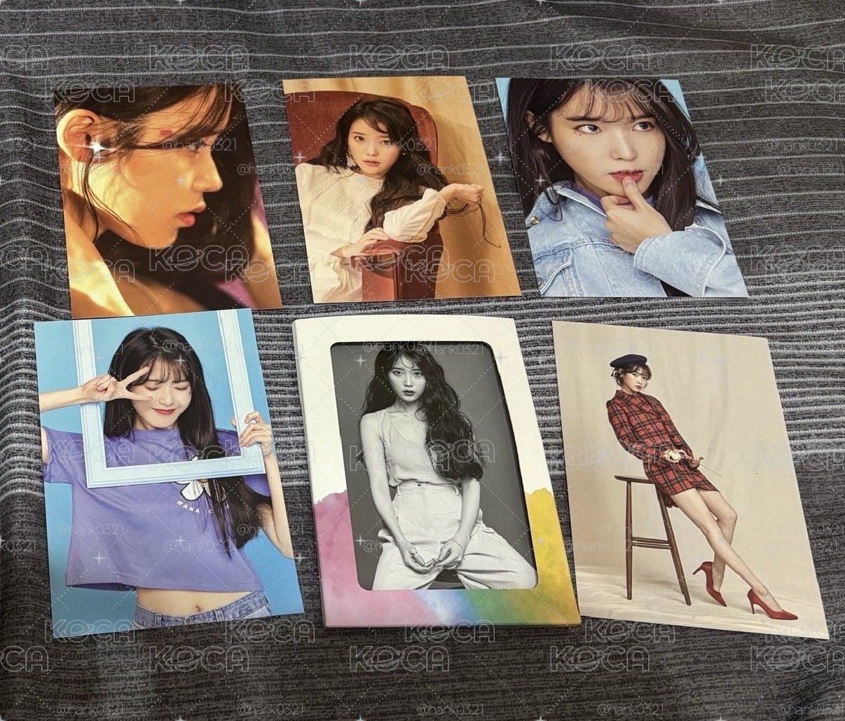 Iu 2018 年曆 明信片組 六張