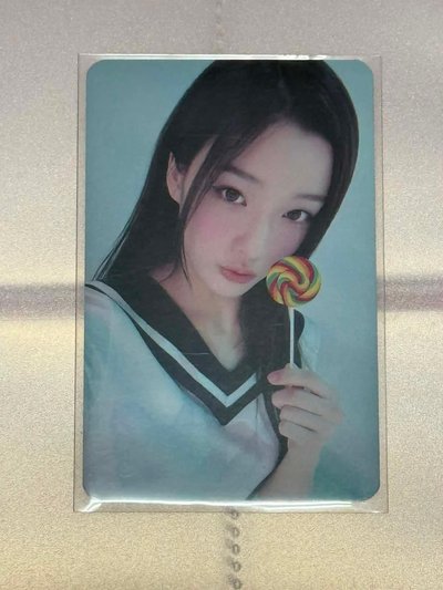 illit彩羽棒棒糖畫畫卡背