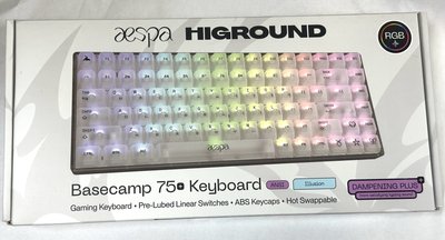 aespa x HIGROUND 75+ 聯名機械鍵盤 未開封