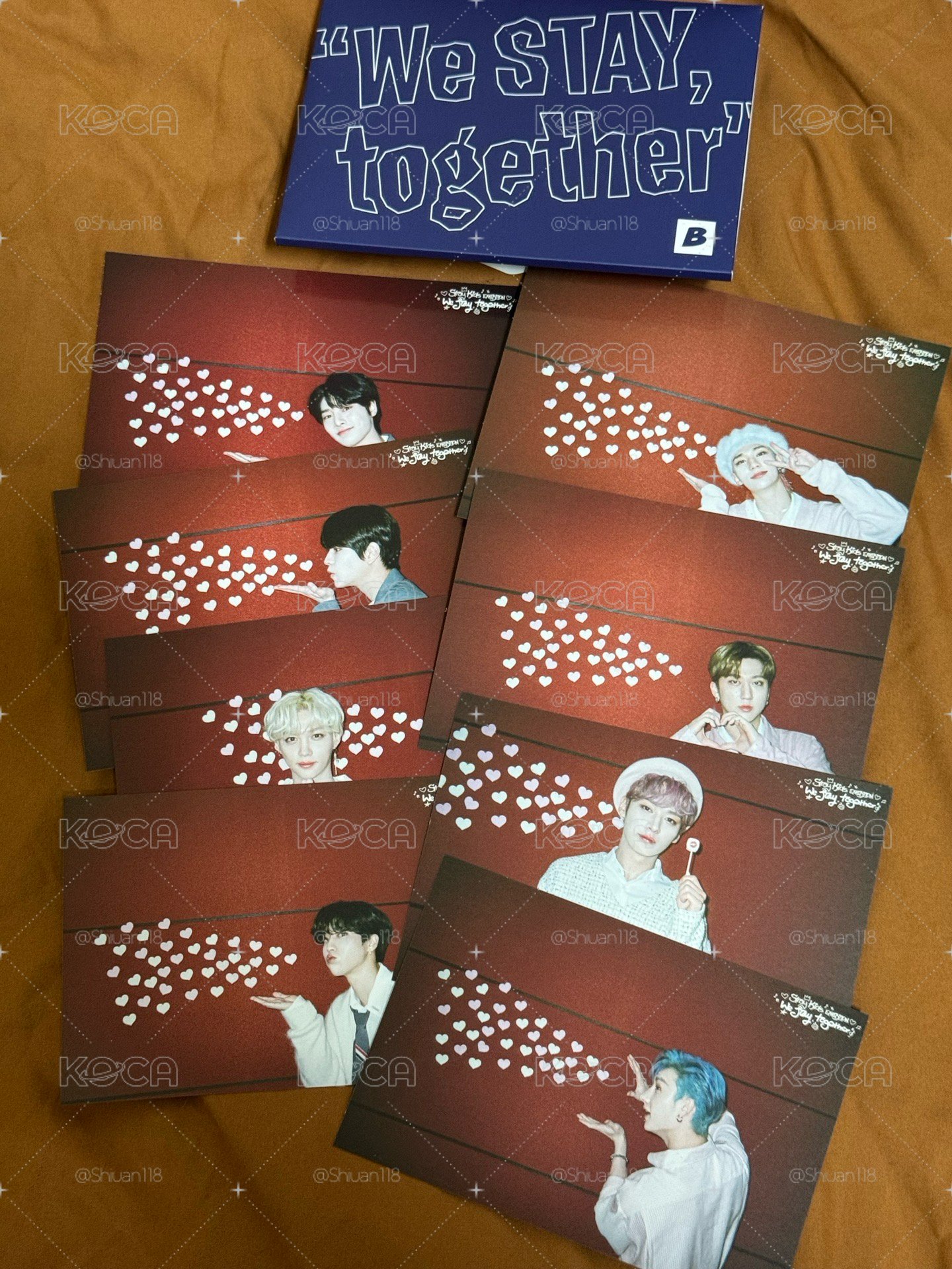 We STAY,together 明信片B版一套