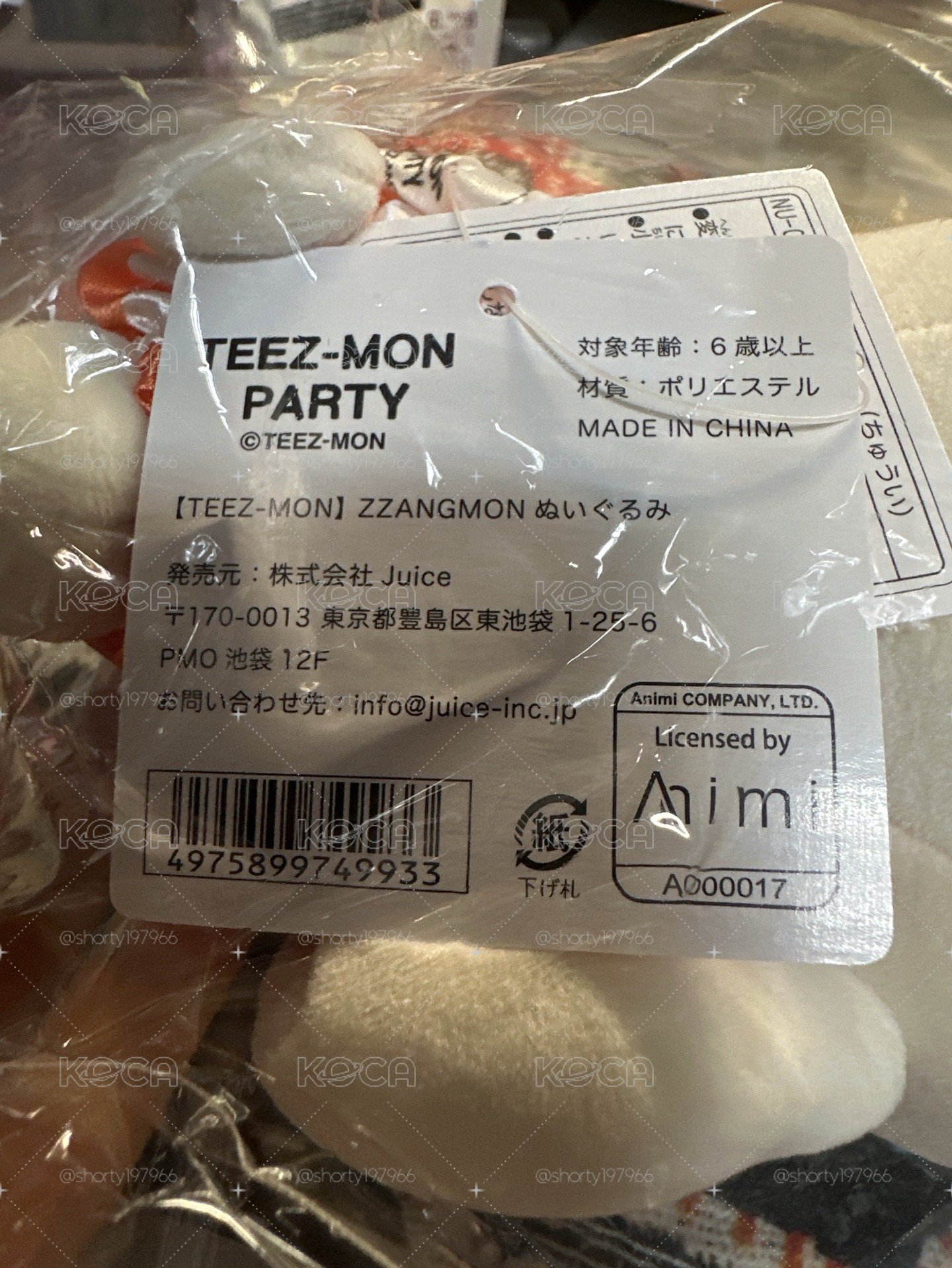 TEEZ-MON POP UP SHOP IN JAPAN 大娃 毛絨玩具派對