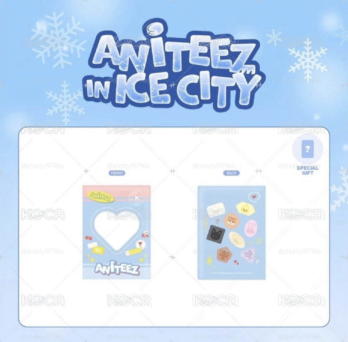 ANITEEZ IN ICE CITY 卡冊 COLLECT BOOK