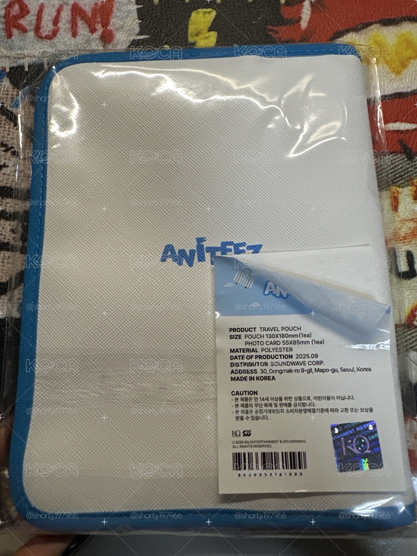 ANITEEZ IN THE CALLING 護照套 TRAVEL POUCH