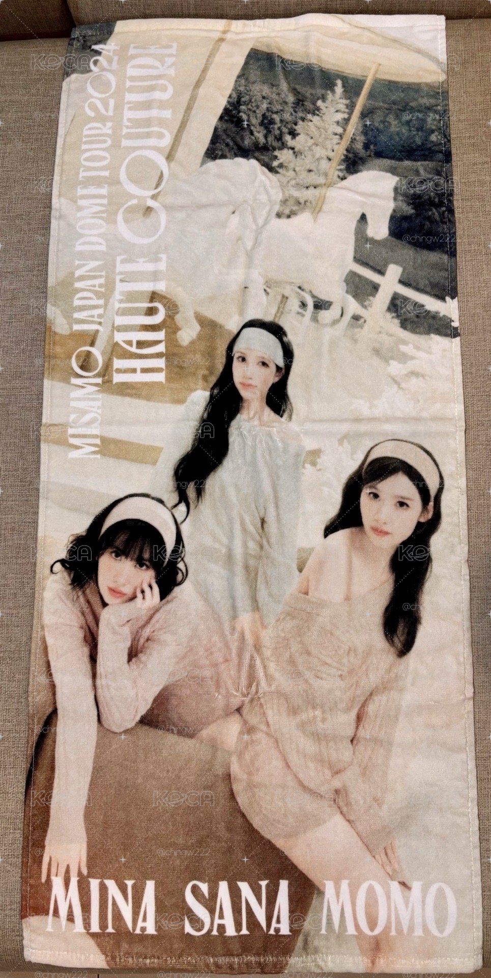 MISAMO JAPAN DOME TOUR 2024 會員禮（毛巾、卡套、徽章、徽章套、吊飾）