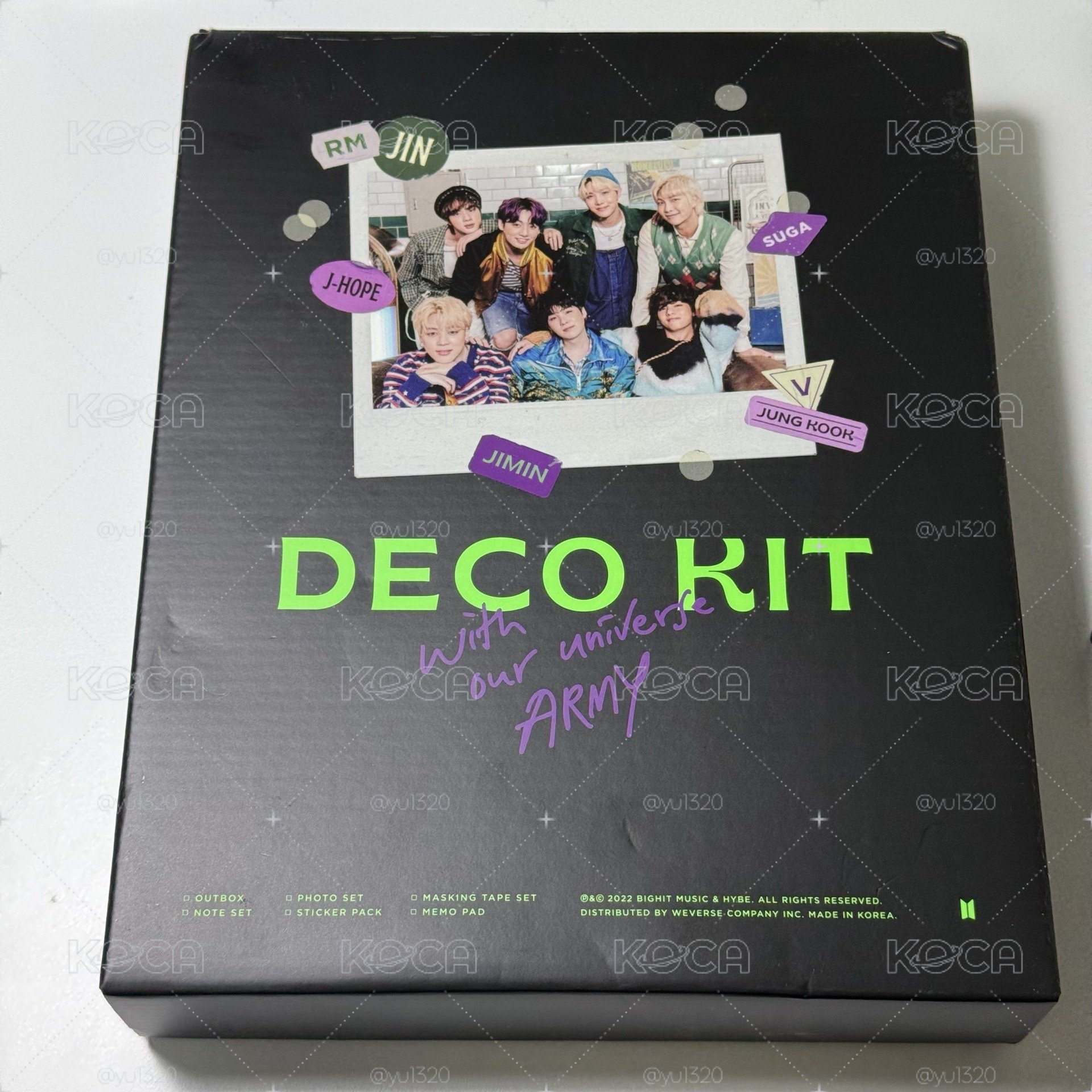 BTS deco貼紙書