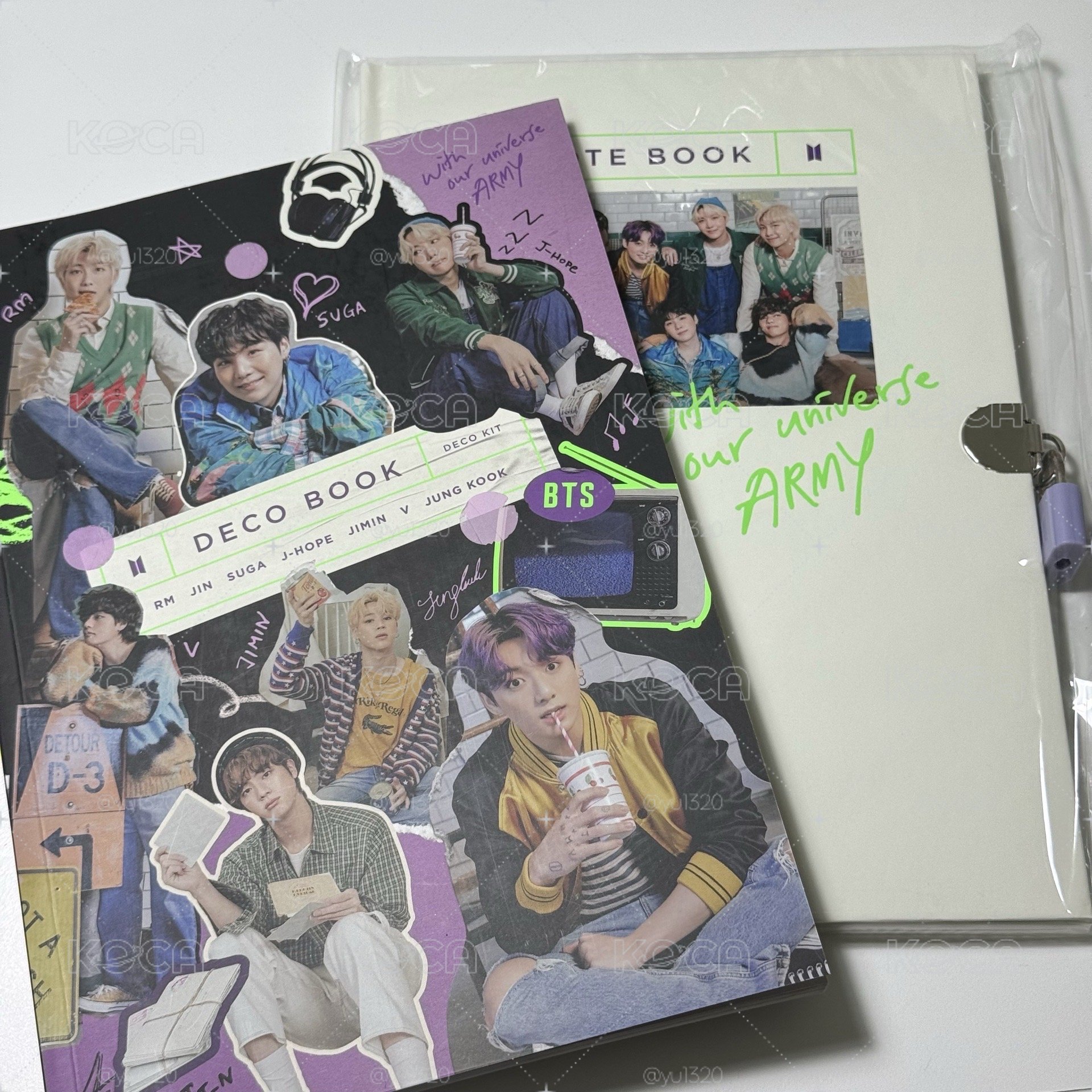 BTS deco貼紙書