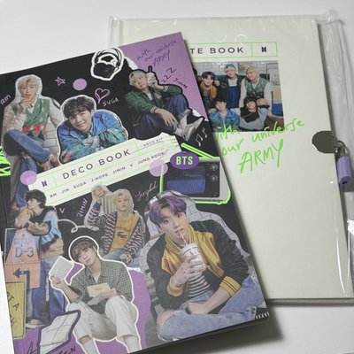 BTS deco貼紙書