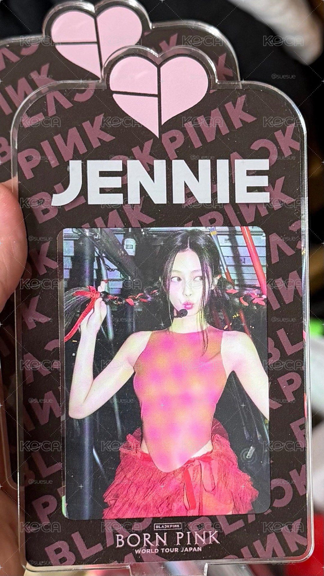 born pink日巡小卡立牌組