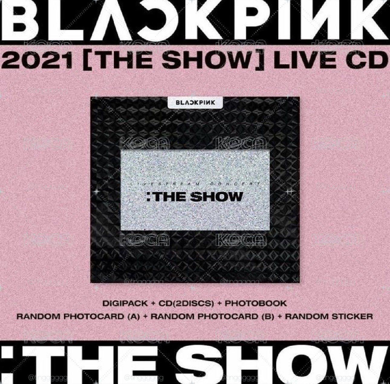 BLACKPINK THE SHOW 專輯 CD 空專