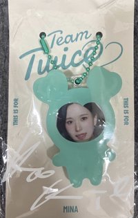 咪的漂亮臉壓克力鑰匙圈 