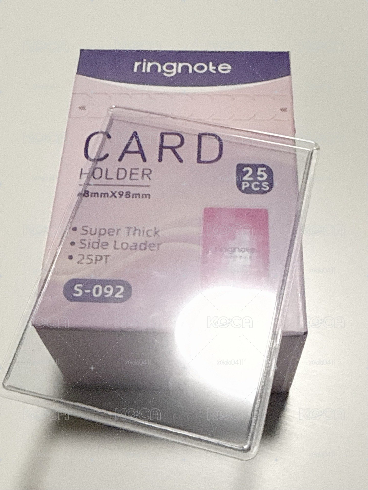 ringnote硬卡套25入
