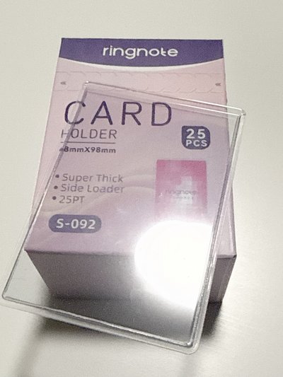 ringnote硬卡套25入