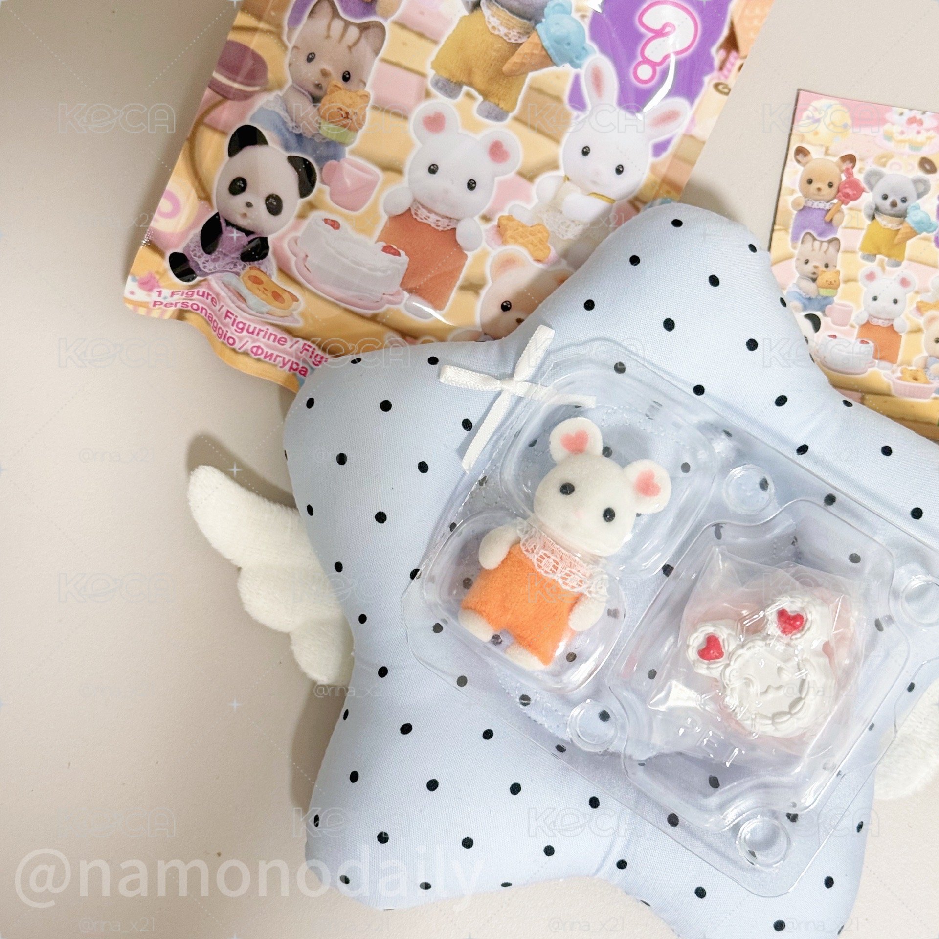 ꕤ⋆.˚ 森林家族甜點系列棉花糖鼠🐭