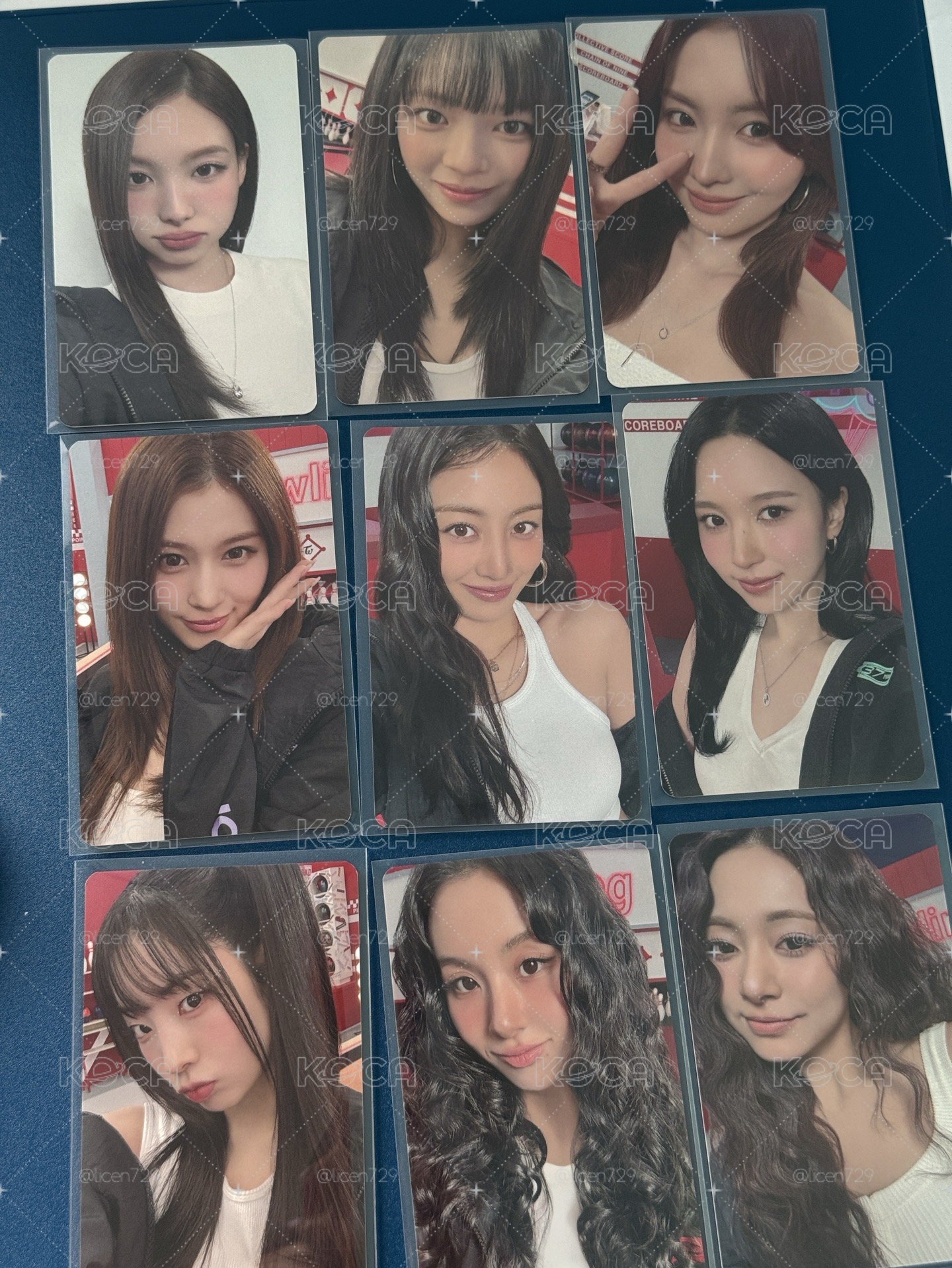 TWICE新國立滿額卡一套9張